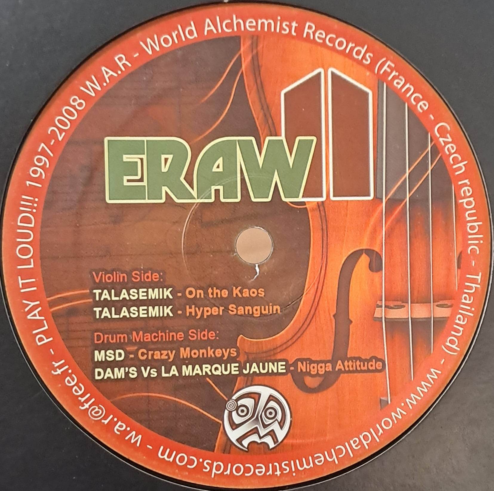 E-Raw 011 - vinyle freetekno